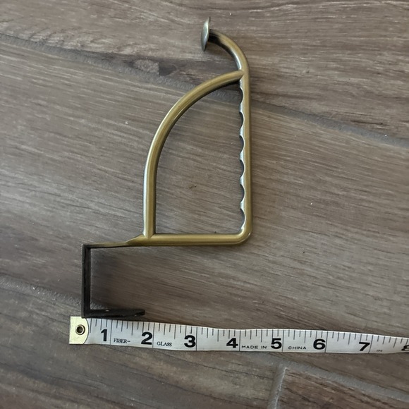 Over The Door Hook Brass Short Utility,hangars - Picture 5 of 5